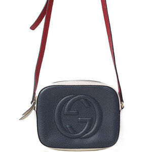 Gucci Soho Leather Disco Pebbled Crossbody Bag